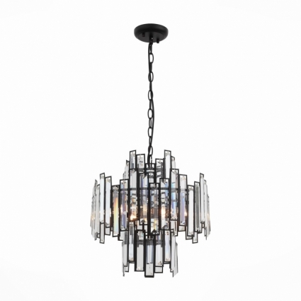 Подвесная люстра ST Luce Chiarezza SL665.443.06 в современном стиле, цвет черный