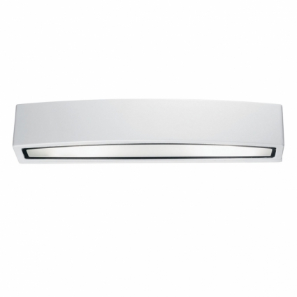 Уличный настенный светильник Ideal Lux Andromeda AP2 Bianco в современном стиле, цвет белый