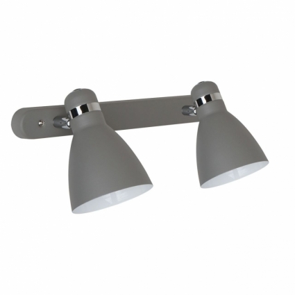Спот Arte Lamp Mercoled A5049AP-2GY в современном стиле, цвет серый, мощность 80 Вт