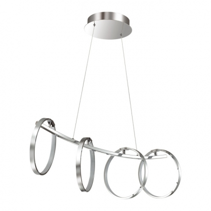Подвесной светодиодный светильник Odeon Light Olimpo 4016/34L в стиле Хай-тек, цвет хром