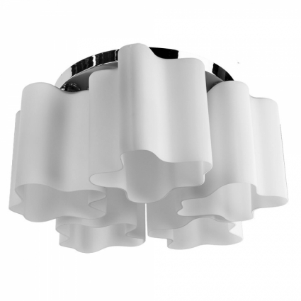 Потолочная люстра Arte Lamp 18 A3479PL-5CC в стиле Хай-тек, цвет белый