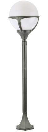 Уличный светильник Arte Lamp Monaco A1496PA-1BK в стиле ретро, цвет белый