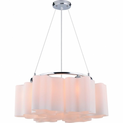 Подвесная люстра Arte Lamp 18 A3479SP-6CC в стиле Хай-тек, цвет белый