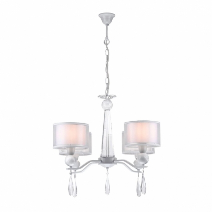 Подвесная люстра Arti Lampadari Rufina E 1.1.4.600 W в стиле модерн, цвет белый