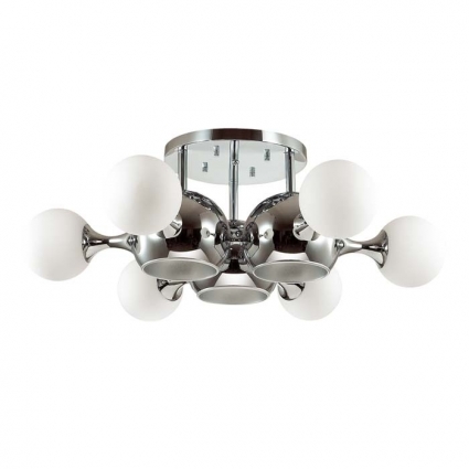 Потолочная люстра Odeon Light Miolla 3972/9C в стиле Хай-тек, цвет белый
