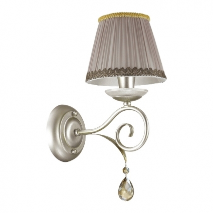 Бра Odeon Light Marionetta 3924/1W в стиле арт-деко, цвет бежевый, мощность 40 Вт