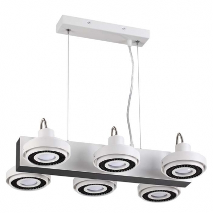 Спот Odeon Light Satelium 3490/6 в стиле Хай-тек, цвет белый, мощность 300 Вт
