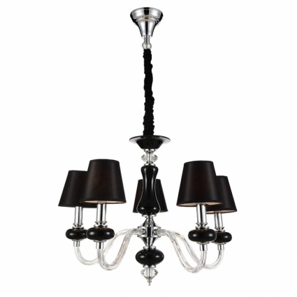 Подвесная люстра ST Luce Lume SL654.403.05 в стиле арт-деко, цвет черный