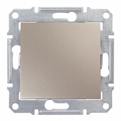 Выключатель одноклавишный Schneider Electric Sedna 10A 250V SDN0100168 в современном стиле, цвет титановый