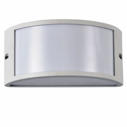 Уличный настенный светильник Ideal Lux Rex-1 AP1 Bianco в современном стиле, цвет белый