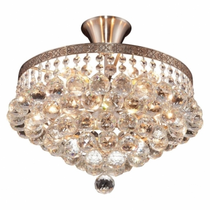 Потолочная люстра Toplight Vivien TL7230X-05SN в классическом стиле, цвет медь