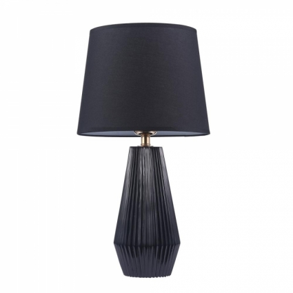 Настольная лампа Maytoni Calvin Table Z181-TL-01-B в современном стиле, цвет черный