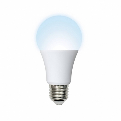 Volpe Лампа светодиодная (09943) E27 8W 3000K груша матовая LED-A60-8W/WW/E27/FR/O цвет белый