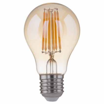 Elektrostandard Лампа светодиодная филаментная Classic LED E27 12W 3300K груша золотая 4690389108341 в стиле ретро, цвет золотой
