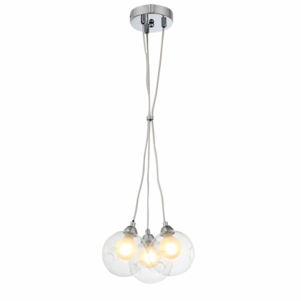 Подвесная люстра ST Luce Dualita SL431.113.03 в стиле Хай-тек, цвет хром