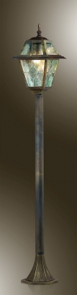 Уличный светильник Odeon Light Outer 2318/1F в замковом стиле, цвет бронза
