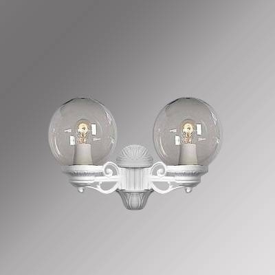 Уличный настенный светильник Fumagalli Porpora/G250 G25.141.000.WXE27 в стиле ретро, цвет белый