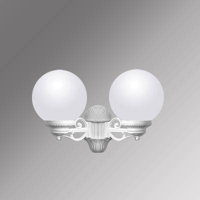 Уличный настенный светильник Fumagalli Porpora/G250 G25.141.000.WYE27 в стиле ретро, цвет белый