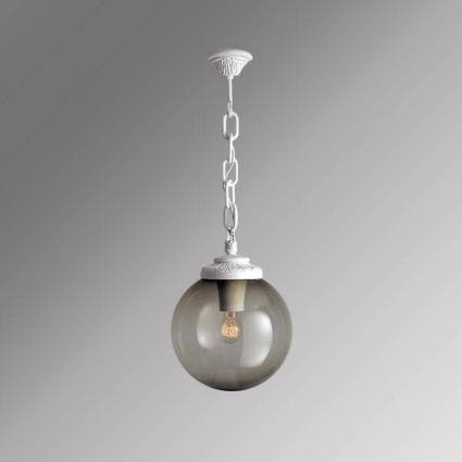 Уличный подвесной светильник Fumagalli Sichem/G250 G25.120.000.WZE27 в стиле ретро, цвет белый