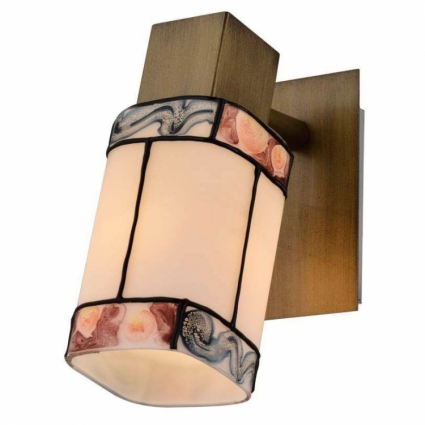 Спот Toplight Sylvia TL3770Y-01AB в стиле ретро, цвет белый, мощность 40 Вт