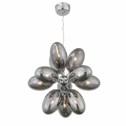 Подвесная светодиодная люстра ST Luce Esile SL433.103.11 в стиле лофт, цвет серый