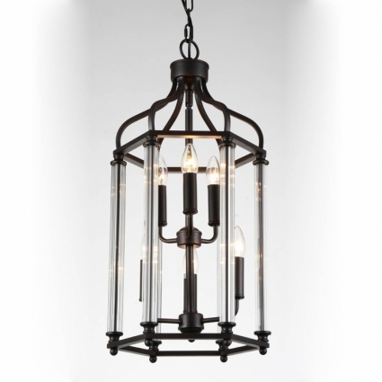 Подвесная люстра ST Luce SL239.303.06 в стиле лофт, цвет черный, мощность 240 Вт