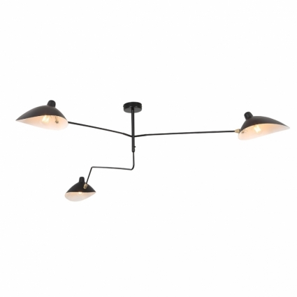 Потолочная люстра ST Luce Spruzzo SL305.402.03 в стиле лофт, цвет черный