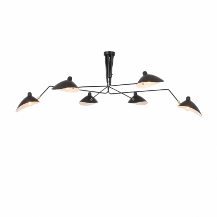 Подвесная люстра ST Luce Spruzzo SL305.402.06 в стиле лофт, цвет черный