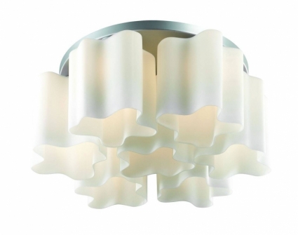Потолочная люстра ST Luce Onde SL116.502.07 в стиле Хай-тек, цвет белый