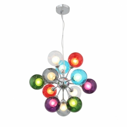 Подвесная люстра ST Luce Dualita SL431.153.12 в современном стиле, цвет разноцветный