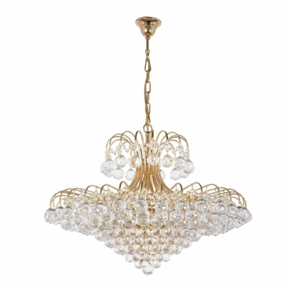 Подвесная люстра Arti Lampadari Civetta E 1.5.66.100 G в стиле модерн, цвет золотой