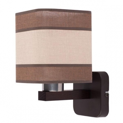 Бра TK Lighting Nadia 1926 Nadia 1 в стиле кантри, цвет коричневый, мощность 60 Вт