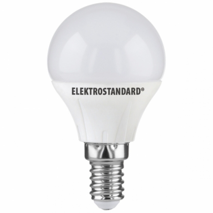 Elektrostandard Лампа светодиодная E14 5W 3300K шар матовый 4690389081576 цвет белый