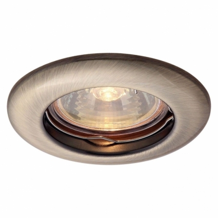 Встраиваемый светильник Arte Lamp Praktisch A1203PL-1AB в стиле модерн, цвет бронза