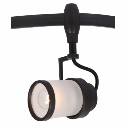 Трековый светильник Arte Lamp A3056PL-1BK в современном стиле, цвет черный