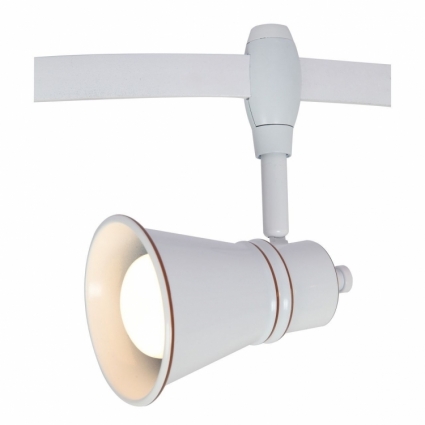 Трековый светильник Arte Lamp A3057PL-1WH в стиле ретро, цвет белый