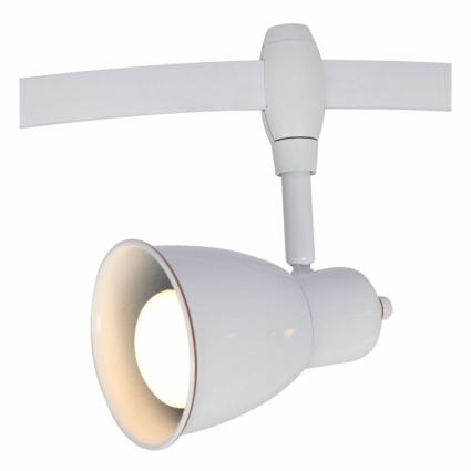 Трековый светильник Arte Lamp A3058PL-1WH в стиле ретро, цвет белый