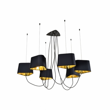 Подвесная люстра Loft IT Street Loft1163-6BL в стиле Хай-тек, цвет черный