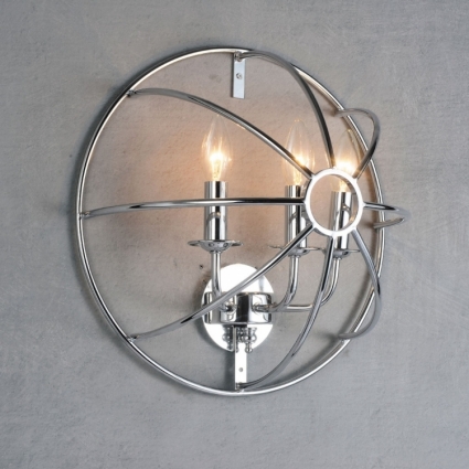 Бра Loft IT Castle Chrome Loft1193W в стиле модерн, цвет хром, мощность 120 Вт