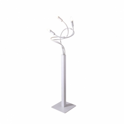Торшер Loft IT Roots Loft1714F-WH в стиле Хай-тек, цвет белый, мощность 120 Вт