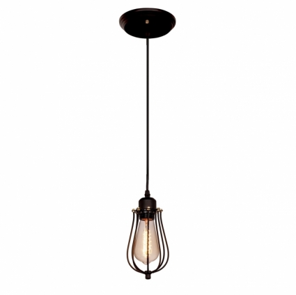 Подвесной светильник Loft IT Loft1124 в стиле лофт, цвет черный, мощность 60 Вт