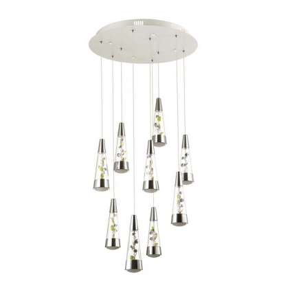 Подвесная светодиодная люстра Odeon Light Fimia 4037/45L в стиле модерн, цвет белый