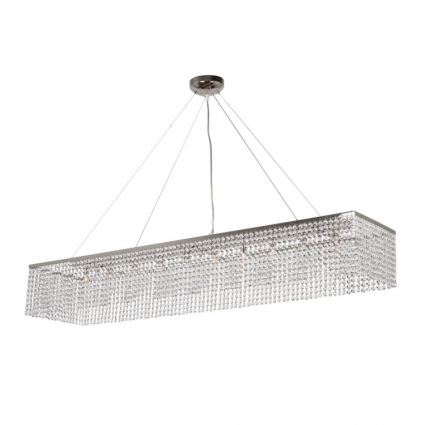 Подвесная люстра Arti Lampadari Milano E 1.5.120X30.501 N в стиле модерн, цвет матовый никель