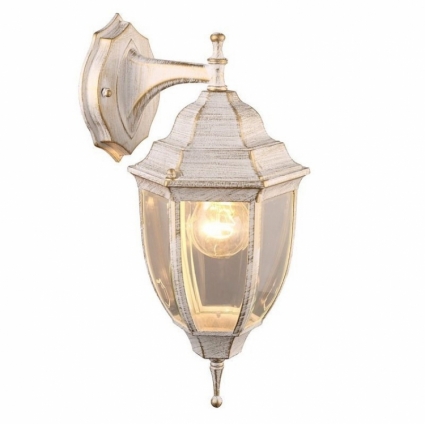 Уличный настенный светильник Arte Lamp Pegasus A3152AL-1WG в стиле модерн, цвет белый