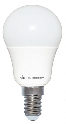 Наносвет Лампа светодиодная E14 7,5W 4000K груша матовая LC-P45-7.5/E14/840 L205, цвет белый
