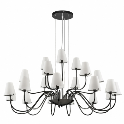 Подвесная люстра Lightstar Diafano 758217 в современном стиле, цвет белый