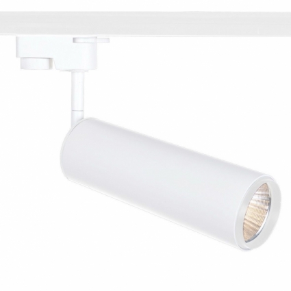 Трековый светодиодный светильник Arte Lamp Track Lights A1412PL-1WH в стиле Хай-тек, цвет белый