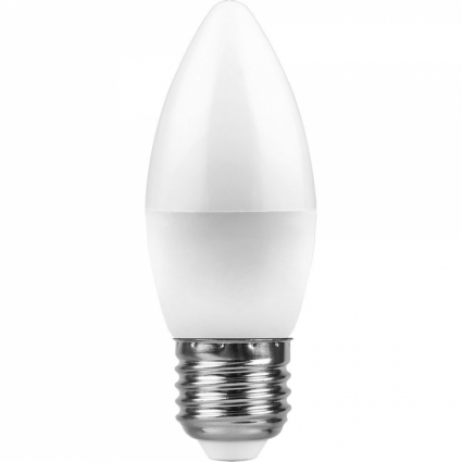 Лампа светодиодная Feron LB-72 25764 E27 5W 2700K Свеча цвет белый