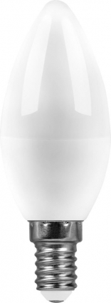 Лампа светодиодная Feron SAFFIT 55030 E14 7W 2700K цвет белый