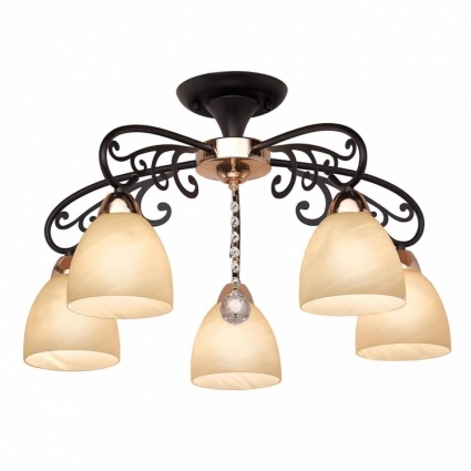 Потолочная люстра Silver Light Janette 261.59.5 в стиле модерн, цвет белый